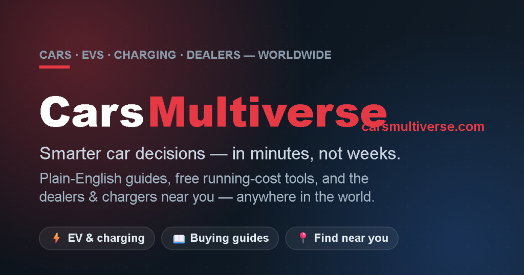 CarsMultiverse - smarter car decisions, guides, tools and dealers near you