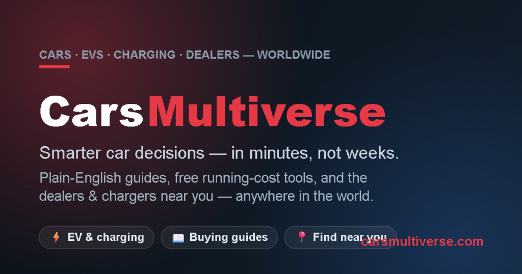 CarsMultiverse - smarter car decisions, guides, tools and dealers near you