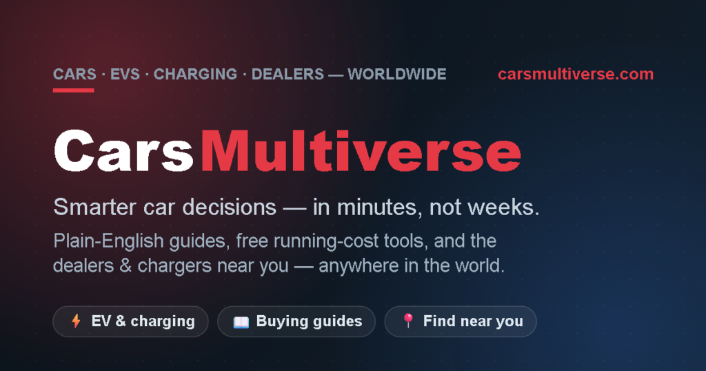 CarsMultiverse - smarter car decisions, guides, tools and dealers near you